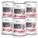 RAW PALEO Adult 6x800g HOVÄDZIA konzerva pre psov