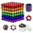 NEOCUBE FAREBNÉ MAGNETICKÉ GULIČKY 216 KS 3MM RAINBOW + BOX