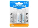 4X everActive Ni-MH R03 AAA 1050 mAh batérie