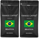 Kávové zrná 2kg 100% Arabica čerstvo pražená z brazílskej pražiarne (2x1kg)