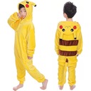 PIKAČU KIGURUMI KOSTÝM DETSKÉ PYŽAMÁ 116/122