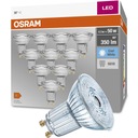 10x GU10 HALOGEN LED ziarovka 3,6W =50W 4000K OSRAM