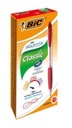 Atlantis Classic guľôčkové pero červené (12ks) BIC