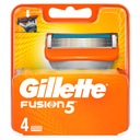 Náhradné kazety s čepeľami pre holiaci strojček Gillette Fusion 5 4 ks.