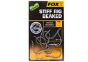 Fox Hooks Stiff Rig Beaked veľkosť 8 Barbed 10ks