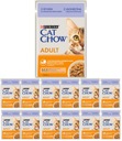 Purina Cat Chow Jahňacie mäso pre dospelých 12 vrecúšok x 85 g