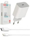 Rýchla nabíjačka + USB kábel USB-C Lightning 1m pre Apple iPhone PD 20W QC