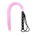 Toyz4Lovers Frusta a frange Niekoľko Flogger pink Whip, Pink BDSM