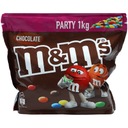 Čokoládové cukríky M&M's Dragee XXL 1kg z Nemecka