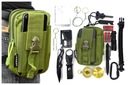 SURVIVAL MULTITOOL SET KOMPASOVÝ NOŽ PILA 17v1