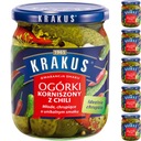 Krakus uhorky uhorky s pikantným čili 6 x 500g