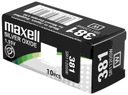 10x STRIEBORNÁ BATÉRIA MAXELL SR 1120 SW 381 SR55 G8