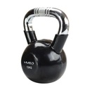 KETTLEBELL HMS chrómová rukoväť HMOTNOSŤ 12kg Vinyl