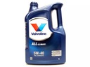 Valvoline All Climate Oil 5L 5W-40