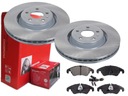 BREMBO PREDNÉ DISKY, DESTIČKY, AUDI A4 B8 A5 8T 345MM