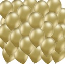 Balóny B105 Glossy Gold zlato chróm 30cm 50 ks svadobná dekorácia do pôrodnice