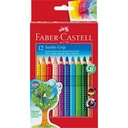 Ceruzky FABER CASTELL JUMBO GRIP 12 ks + stopka