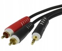 KLOTZ Stereo kábel MINI JACK 3,5 / 2x RCA Cinch 6m