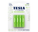 Batéria TESLA GREEN+ HR03 AAA 800mAh 1,2V Ni-MH