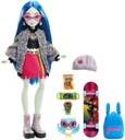 MONSTER HIGH Základná bábika Ghoulia Yelps + zvieratko HHK58