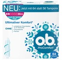 O.B. ProComfort Mini, Hygienické tampóny, 64 ks