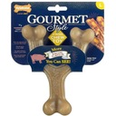 Nylabone Gourmet Wishbone Bacon žuvačka pre psov s intenzívnou príchuťou slaniny L