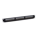 Patch panel rack 19 START.LAN FTP/STP 24p kat.5e