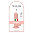 Malé dildo s prísavkou - Italian Cock 4' Flesh