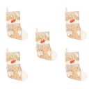 5PCS Xmas Temed Stocking Wiselant Sock Sock