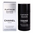 CHANEL PLATINUM EGOISTE DEODORANT TYČINKA 75ML