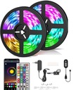 LED SET 12M RGB5050 Bluetooth HUDOBNÝ OVLÁDAČ