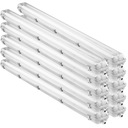 10x svietidlo HERMETIC T8 G13 pre LED 2x120cm SLIM