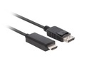 Lanberg DisplayPort (M) V1.1 - HDMI (M) adaptérový kábel 1,8 m čierny