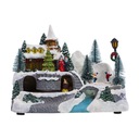 Village Snow Scene House LED osvetlenie