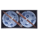 mij Blue Blossom sushi set 2 misky 500 ml.