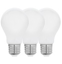 3x LED žiarovka E27 7W Teplá 2700K 806lm =60W Eglo