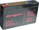 Batéria AGM Alarmguard CJ6-7,5 6V 7,5Ah