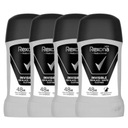 4x antiperspirant Rexona Men Invisible Black+White 50 ml