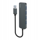 USB 3.1 hub SAVIO AK-54 USB-C - 4 x USB-A sivý