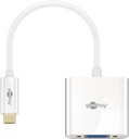 USB-C VGA adaptér biely Biely