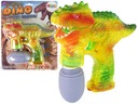 Bubble Gun Bubble Machine Dinosaur T-rex + kvapalina