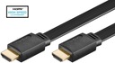 Goobay vysokorýchlostný plochý HDMI kábel - 2m