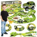 VEĽKÁ ZÁVODNÁ DRÁHA DINOSAURS CAR 240 ELEMENTS