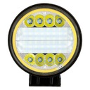 LED HALOGÉNOVÁ PRACOVNÁ LAMPA 12-24V okrúhle 2 FUNKCIE