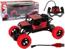 Off-Road auto na diaľkové ovládanie R/C 1:18 červená.