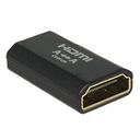 DELOCK 65659, ADAPTÉR HDMI (F) VYSOKORYCHLÝ ÉTER