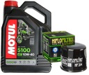 HF204 SADA OLEJA MOTUL 5100 10W40 4L HONDA NC700 12-17