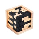 KREATÍVNE PUZZLE KOCKOVÉ 3D DREVENÉ HÁDANKY