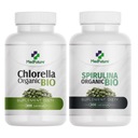 CHLORELLA + SPIRULINA BIO sada 600 tabliet Mikroriasy na čistenie