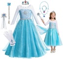 ŠATY OUTFIT ELSA KOSTÝM ELSA PLES FROZEN 116/122 SPLNKA KORUNKA